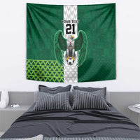Nigeria Football Custom Tapestry Retro Nigeria 20-21 Eagle Flag Motif - Wonder Print Shop