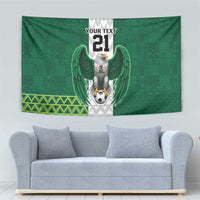 Nigeria Football Custom Tapestry Retro Nigeria 20-21 Eagle Flag Motif - Wonder Print Shop
