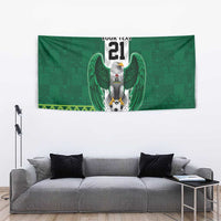 Nigeria Football Custom Tapestry Retro Nigeria 20-21 Eagle Flag Motif - Wonder Print Shop