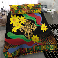Eritrea Meskel Bedding Set Eritrean Tribal Meskel Daisy Flag Inspired