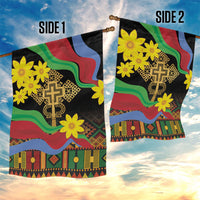 Eritrea Meskel Garden Flag Eritrean Tribal Meskel Daisy Flag Inspired