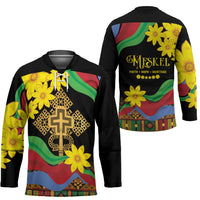 Eritrea Meskel Hockey Jersey Eritrean Tribal Meskel Daisy Flag Inspired