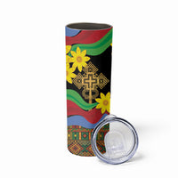 Eritrea Meskel Skinny Tumbler Eritrean Tribal Meskel Daisy Flag Inspired