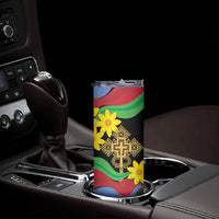 Eritrea Meskel Skinny Tumbler Eritrean Tribal Meskel Daisy Flag Inspired
