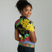 Eritrea Meskel Women Polo Shirt Eritrean Tribal Meskel Daisy Flag Inspired