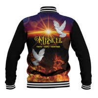 Eritrea Meskel Baseball Jacket Demera Cross Flames of Faith