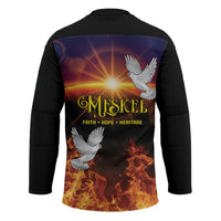 Eritrea Meskel Hockey Jersey Demera Cross Flames of Faith