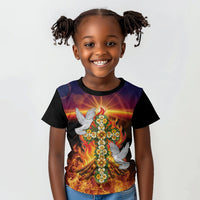 Eritrea Meskel Kid T shirt Demera Cross Flames of Faith