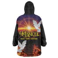 Eritrea Meskel Kid Wearable Blanket Hoodie Demera Cross Flames of Faith