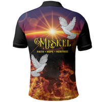 Eritrea Meskel Polo Shirt Demera Cross Flames of Faith