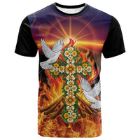 Eritrea Meskel T shirt Demera Cross Flames of Faith