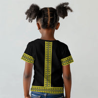 Ethiopian Enkutatash Kid T shirt Black Adey Flower Tilet Habesha Inspired