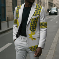 Ethiopian Enkutatash Blazer White Adey Flower Tilet Habesha Inspired