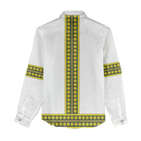 Ethiopian Enkutatash Women Casual Shirt White Adey Flower Tilet Habesha Inspired