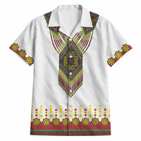 Ethiopian Enkutatash Personalized Hawaiian Shirt Traditional Habesha Glass D'va Necklace Inspired