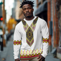 Ethiopian Enkutatash Personalized Long Sleeve Shirt Traditional Habesha Glass D'va Necklace Inspired
