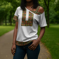 Ethiopian Enkutatash Personalized Cross Shoulder Shirt Traditional Habesha Pattern
