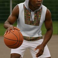 Ethiopian Enkutatash Personalized Sleeveless Hoodie Traditional Habesha Pattern