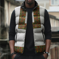 Ethiopian Enkutatash Personalized Sleeveless Puffer Jacket Traditional Habesha Pattern