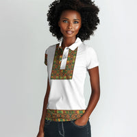 Ethiopian Enkutatash Personalized Women Polo Shirt Traditional Habesha Pattern