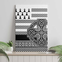 Brittany Celtic Knot Canvas Wall Art Celtic Nation Heritage Pride - Wonder Print Shop