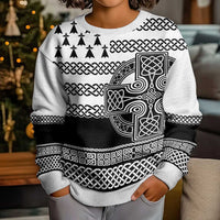 Brittany Celtic Knot Kid Ugly Christmas Sweater Celtic Nation Heritage Pride - Wonder Print Shop