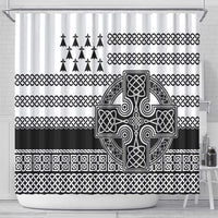 Brittany Celtic Knot Shower Curtain Celtic Nation Heritage Pride - Wonder Print Shop