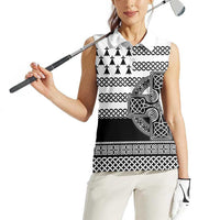 Brittany Celtic Knot Women Sleeveless Polo Shirt Celtic Nation Heritage Pride - Wonder Print Shop