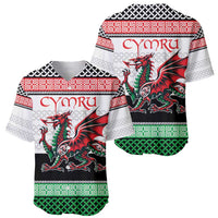 Cymru Celtic Wales Knot Baseball Jersey Celtic Nation Heritage Pride - Wonder Print Shop
