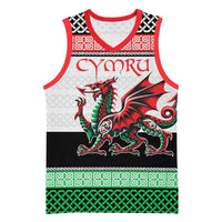 Cymru Celtic Wales Knot Basketball Jersey Celtic Nation Heritage Pride - Wonder Print Shop