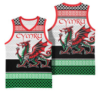 Cymru Celtic Wales Knot Basketball Jersey Celtic Nation Heritage Pride - Wonder Print Shop