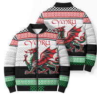 Cymru Celtic Wales Knot Bomber Puffer Jacket Celtic Nation Heritage Pride - Wonder Print Shop