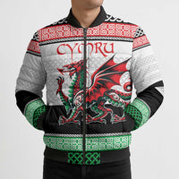 Cymru Celtic Wales Knot Bomber Puffer Jacket Celtic Nation Heritage Pride - Wonder Print Shop