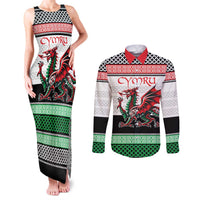 Cymru Celtic Wales Knot Couples Matching Tank Maxi Dress and Long Sleeve Button Shirt Celtic Nation Heritage Pride - Wonder Print Shop