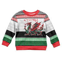 Cymru Celtic Wales Knot Kid Ugly Christmas Sweater Celtic Nation Heritage Pride - Wonder Print Shop