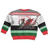 Cymru Celtic Wales Knot Kid Ugly Christmas Sweater Celtic Nation Heritage Pride - Wonder Print Shop