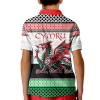 Cymru Celtic Wales Knot Kid Polo Shirt Celtic Nation Heritage Pride - Wonder Print Shop