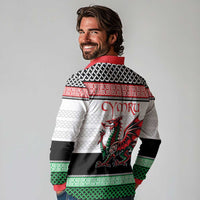 Cymru Celtic Wales Knot Long Sleeve Polo Shirt Celtic Nation Heritage Pride - Wonder Print Shop