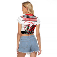 Cymru Celtic Wales Knot Raglan Cropped T Shirt Celtic Nation Heritage Pride - Wonder Print Shop