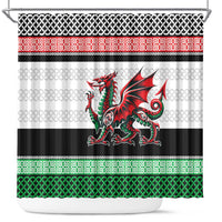 Cymru Celtic Wales Knot Shower Curtain Celtic Nation Heritage Pride - Wonder Print Shop