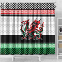 Cymru Celtic Wales Knot Shower Curtain Celtic Nation Heritage Pride - Wonder Print Shop