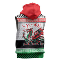 Cymru Celtic Wales Knot Sleeveless Hoodie Celtic Nation Heritage Pride - Wonder Print Shop