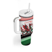 Cymru Celtic Wales Knot Tumbler With Handle Celtic Nation Heritage Pride - Wonder Print Shop