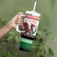 Cymru Celtic Wales Knot Tumbler With Handle Celtic Nation Heritage Pride - Wonder Print Shop