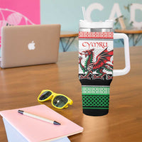 Cymru Celtic Wales Knot Tumbler With Handle Celtic Nation Heritage Pride - Wonder Print Shop