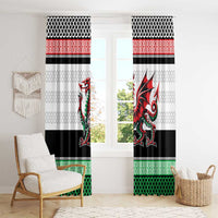Cymru Celtic Wales Knot Window Curtain Celtic Nation Heritage Pride - Wonder Print Shop