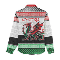Cymru Celtic Wales Knot Women Casual Shirt Celtic Nation Heritage Pride - Wonder Print Shop