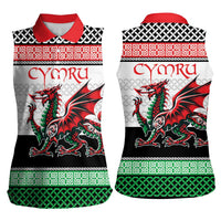 Cymru Celtic Wales Knot Women Sleeveless Polo Shirt Celtic Nation Heritage Pride - Wonder Print Shop