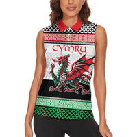Cymru Celtic Wales Knot Women Sleeveless Polo Shirt Celtic Nation Heritage Pride - Wonder Print Shop