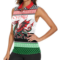 Cymru Celtic Wales Knot Women Sleeveless Polo Shirt Celtic Nation Heritage Pride - Wonder Print Shop